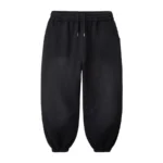 Gv Gallery WASHED BLACK SCRUNCH SWEATS