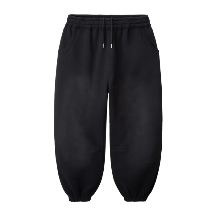 Gv Gallery WASHED BLACK SCRUNCH SWEATS